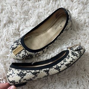 Kate Spade Snakeskin Ballet Flats